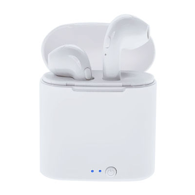 Słuchawki Bluetooth ze stacją ładującą białe
