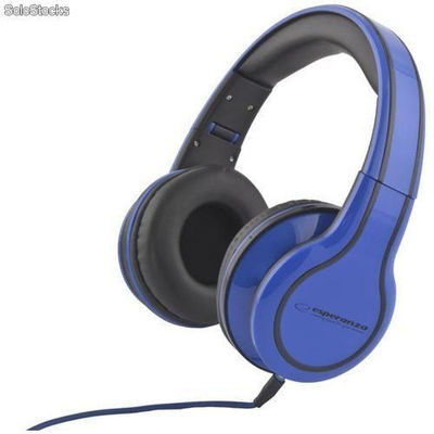 Słuchawki esperanza EH136B niebieskie