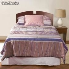 Sm Combo Cama Americana 1 plaza + Textil + Muebles