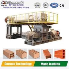 Small brick making machine-double stage vaccum clay brick extruder