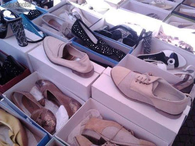 Small woman shoes stock