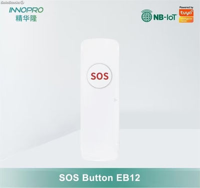 Smart Home Detector de alarma de seguridad Tuya NB-IoT Botón SOS