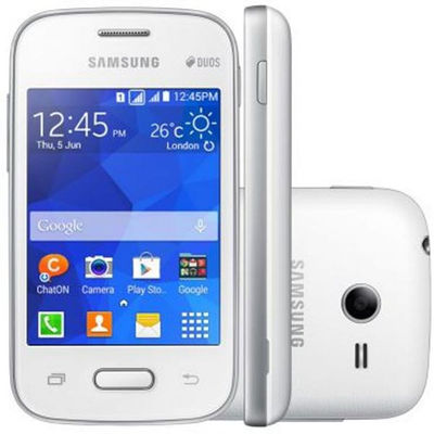 Smartphone Samsung Galaxy Pock-G110B, Branco - Desbloquet 2 Duos SMeado