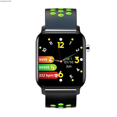Smartwatch leotec LESW55G 1,4&quot; lcd 170 mah Kolor Zielony Czarny Czarny/Zielony