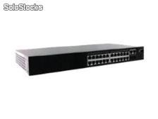 Smc tigerswitch smc6726l3 commutateur 24 ports - ethernet, fast ethernet - 10base-t, 100base-tx + 2x1000base-t + 2 x sfp (vide) - 1u externe