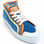 Sneaker Abotinada Para Hombre Color Azul Talla 39 - Foto 3