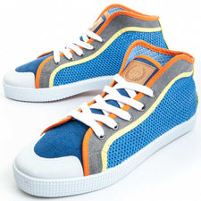Sneaker Abotinada Para Hombre Color Azul Talla 39