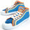 Sneaker Abotinada Para Hombre Color Azul Talla 39 - 1