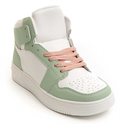 Sneaker Abotinado Para Mujer Color Verde Talla 36 - Foto 3