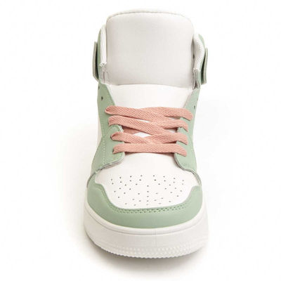 Sneaker Abotinado Para Mujer Color Verde Talla 36 - Foto 4