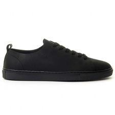 Sneaker Para Hombre De Piel Color Negro Talla 39