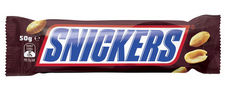 Snickers chocolate bar 50g