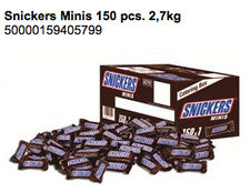Snickers Minis Bars Batony Mini Karton 2,7kg
