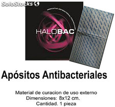 Sobre con 1 Ud de 8x12 de Aposito Antibacterial Halobac