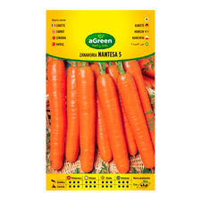 Sobre con semillas de zanahoria