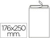 Sobre liderpapel bolsa n.15 blanco B5 176X250 mm tira de silicona caja de 500