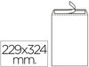 Sobre liderpapel bolsa n.8 blanco din 229X324 mm tira de silicona caja de 250