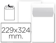Sobre liderpapel bolsa n 8 blanco din 229X324 mm tira de silicona paquete de 25