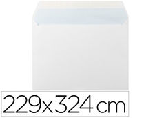 Sobre liderpapel n 14 blanco din C4 229X324 mm tira de silicona paquete de 25