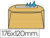 Sobre liderpapel n.8 crema comercial normalizado 120X176MM engomado caja de 500