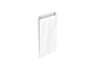 Sobre papel basika celulosa blanco con fuelle xs 120x250x30 mm paquete de 25 - Foto 2