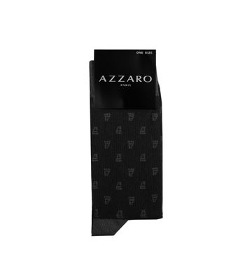 Socks Print logo Azzaro