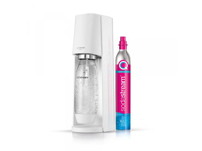 SodaStream Soda Maker Terra White with CO2 &amp; 1L PET Bottle 1012811410