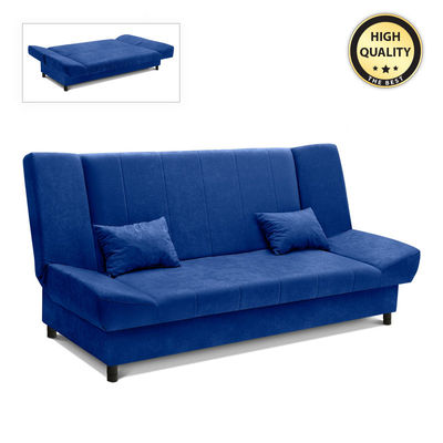 Sofa/Bett amore Blau, 3 Sitzer 200x90x95cm