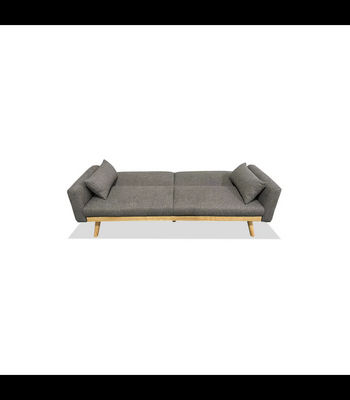 Sofá cama clic clac modelo Ibiza tapizado gris, 187cm(ancho) 77cm(altura) - Foto 3