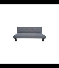 Sofá cama clic clac modelo Tinder tapizado gris, 170cm(ancho) 78cm(altura)