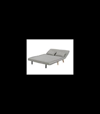 Sofá cama Ensueño en tela gris. 130cm(ancho) 78cm(fondo) 82cm (alto) - Foto 2