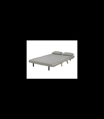 Sofá cama Ensueño en tela gris. 130cm(ancho) 78cm(fondo) 82cm (alto) - Foto 4