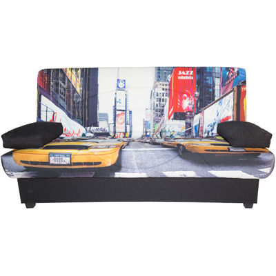 Sofa cama estampado Nueva York
