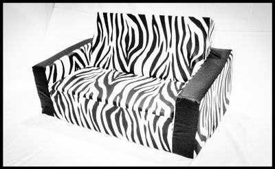 Sofá Cama para bebe diseño Cebra animal print