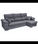 Sofá Chaiselongue reversible Alvaro tapizado gris, 265cm(ancho) 145cm(fondo) - 1