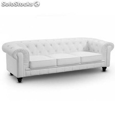 Sofa Chester 3 assento Branco