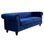 Sofa chester 3 plazas con tapizado velvet azul marino - Foto 2