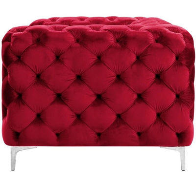 Sofa chester royal 2 plazas con terciopelo rojo royal - Foto 3