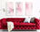 Sofa chester royal 3 plazas con terciopelo rojo royal - Foto 2