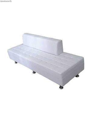 Sofa de espera cibeles tapiz blanco