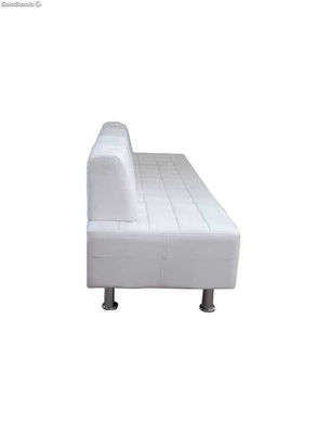 Sofa de espera cibeles tapiz blanco - Foto 3