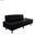 Sofa de espera cibeles tapiz negro - Foto 3