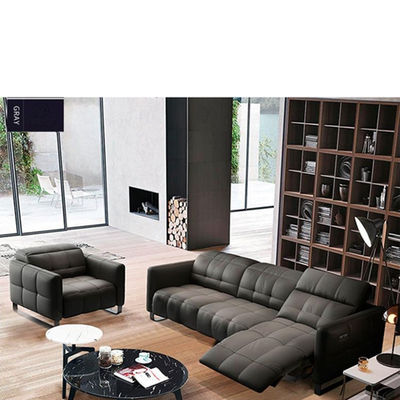 Sofá de estilo italiano, sofá de cuero con función eléctrica, sofá moderno - Foto 3