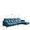 sofá de tela eléctrico multifuncional italiano esquina - Foto 5