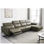 Sofá diván de cuero minimalista italiano de tres asientos, sofá lateral con - 1