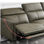 Sofá diván de cuero minimalista italiano de tres asientos, sofá lateral con - Foto 2