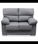 Sofá dos plazas Asdrúbal tapizado gris. 140 cm (Ancho) x 97 cm (Alto) x 88 cm - Foto 2