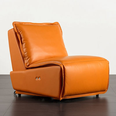 Sofá funcional individual de la familia nórdica, silla moderna de cuero, arte de - Foto 3