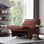 Sofá funcional individual de la familia nórdica, silla moderna de cuero, arte de - Foto 5