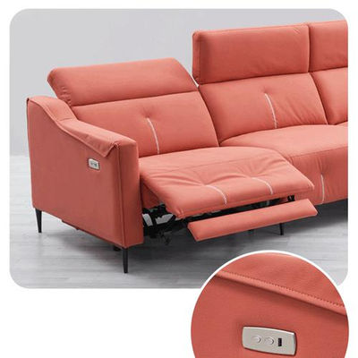 Sofá italiano minimalista de tela combinada para sala de estar, sofá chaise long - Foto 3